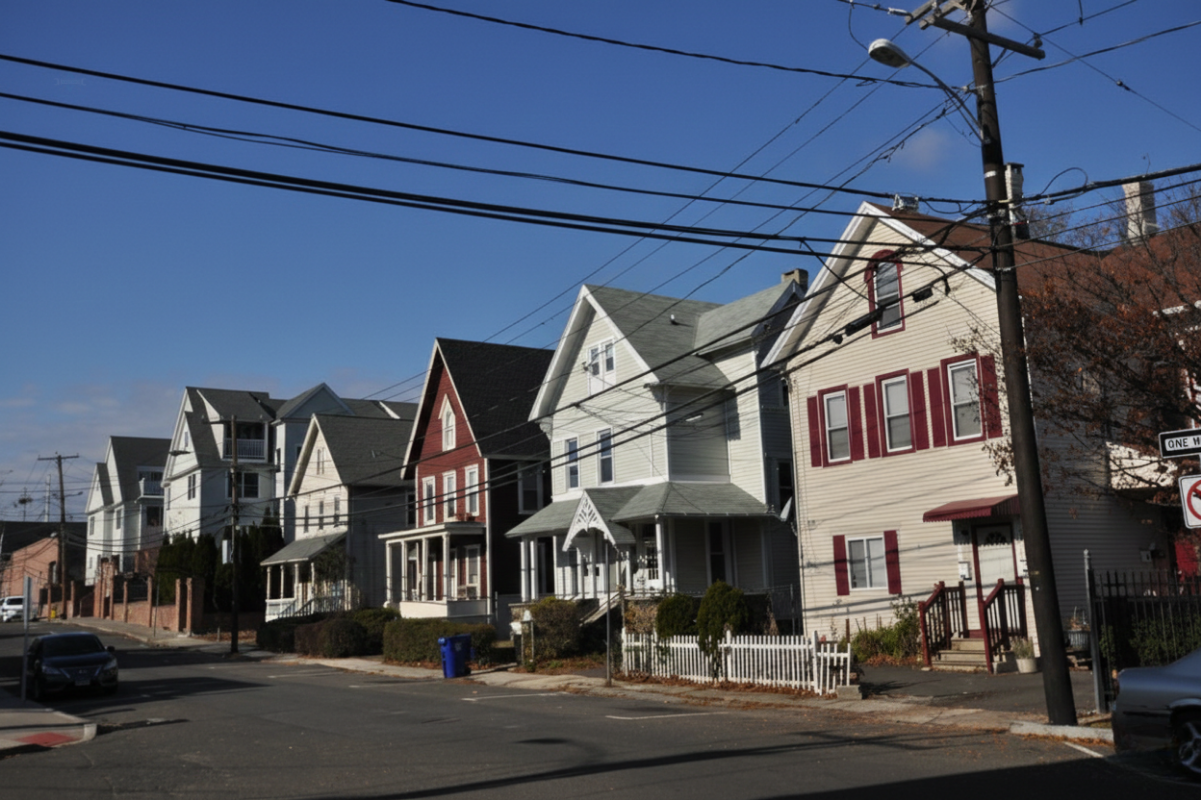 Typical residential street in Norwalk, CT, where Valerio Plumbing provides expert emergency and maintenance services.