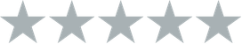 Graphic of five aligned gray stars representing Valerio Plumbing's 4.9-star rating on Google Reviews.